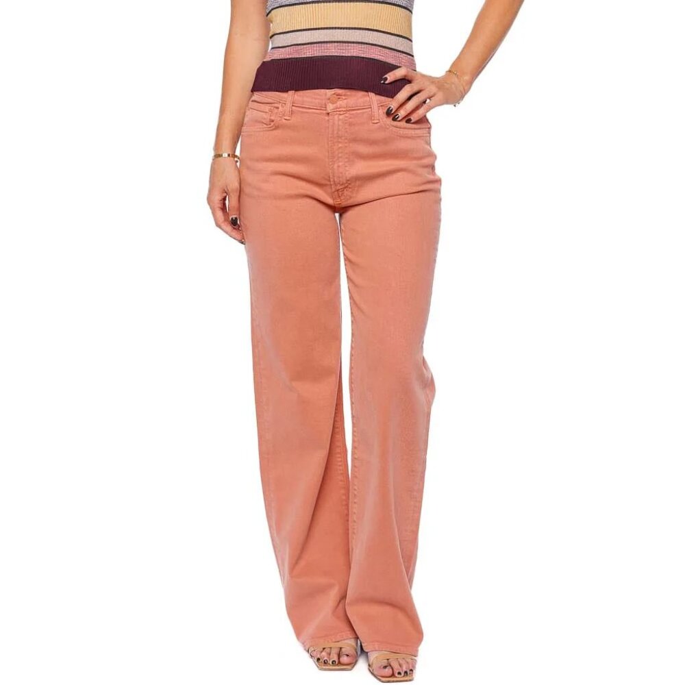 Mother Dodger Sneak Jean in Coral Haze Size 27 NWT